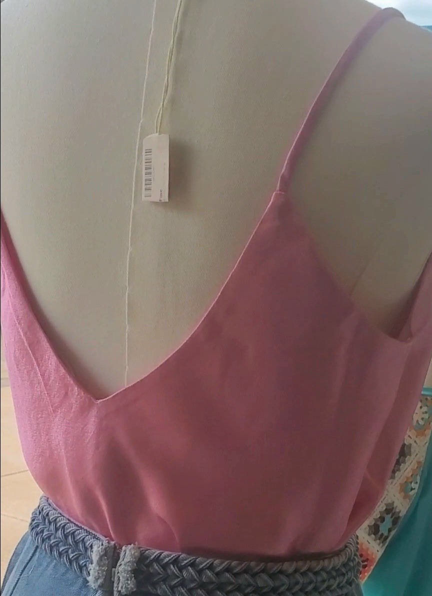 Silky Pink Camisole