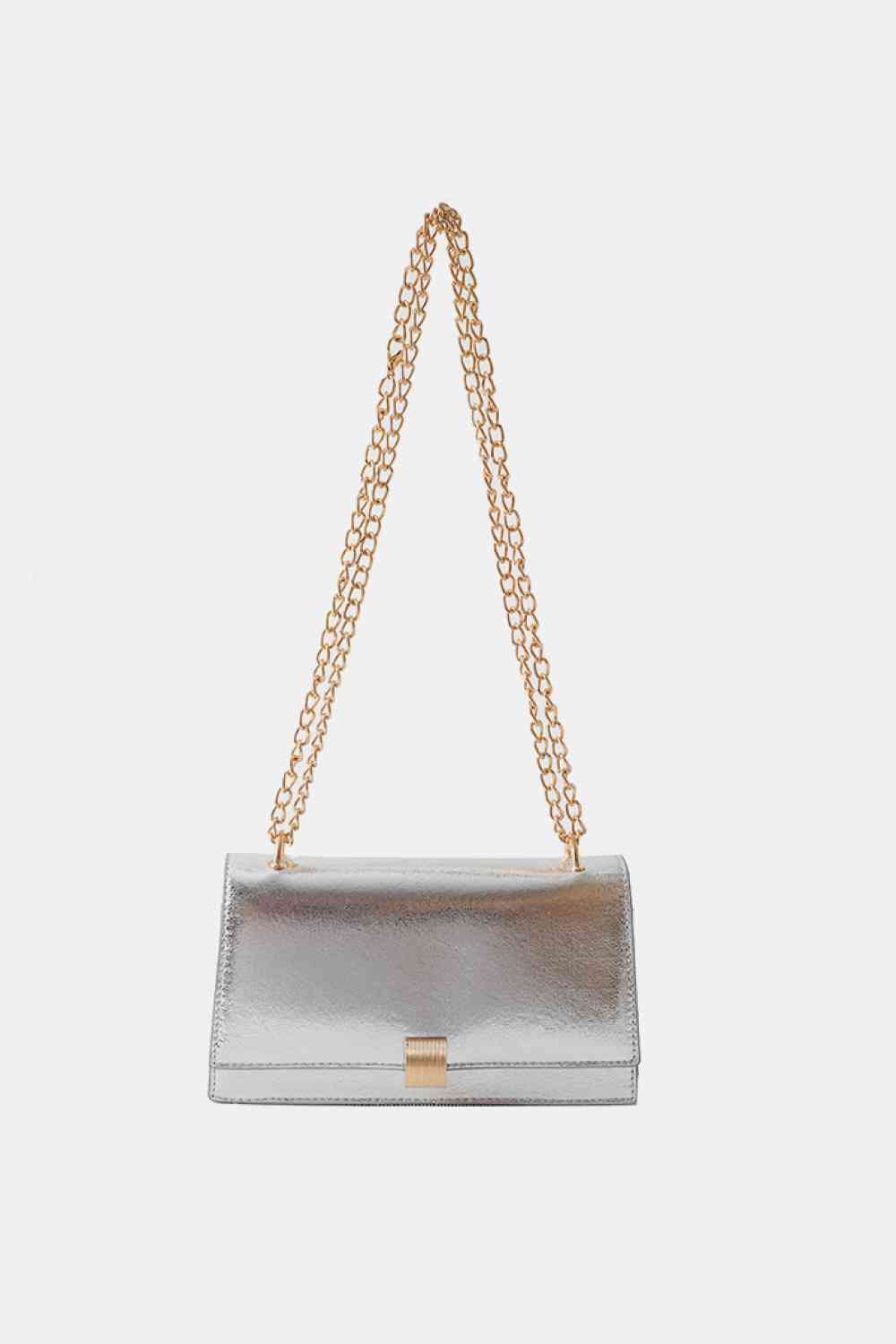 Faux Leather Crossbody Bag