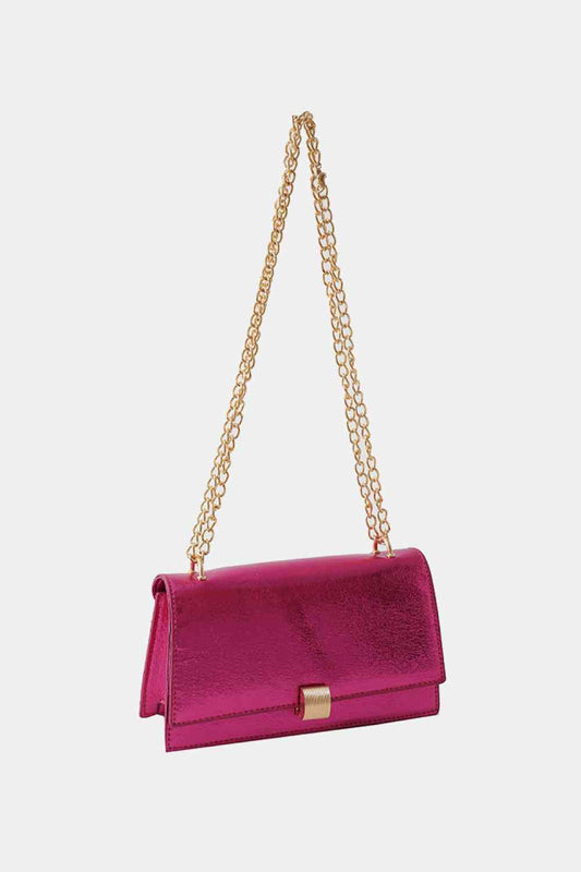 Faux Leather Crossbody Bag