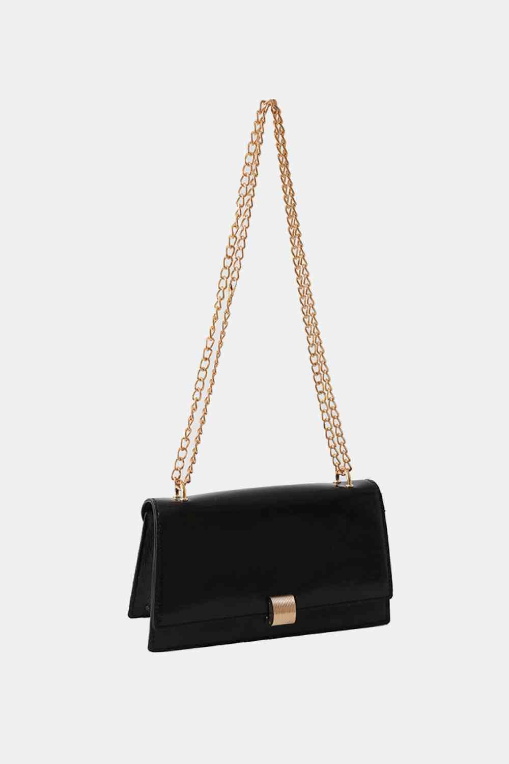 Faux Leather Crossbody Bag