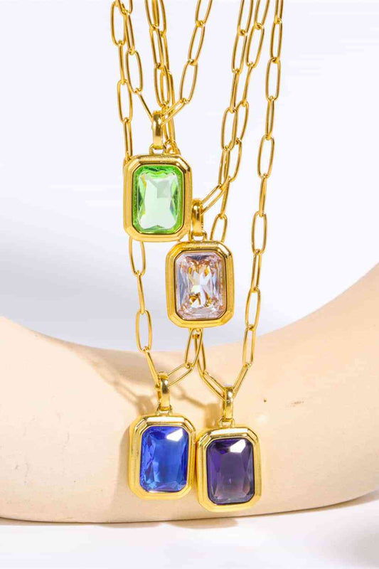 Geo Pendant Necklace