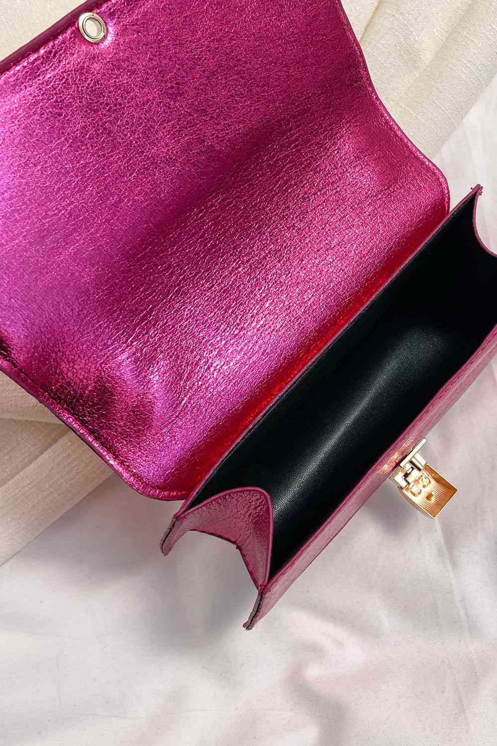 Faux Leather Crossbody Bag