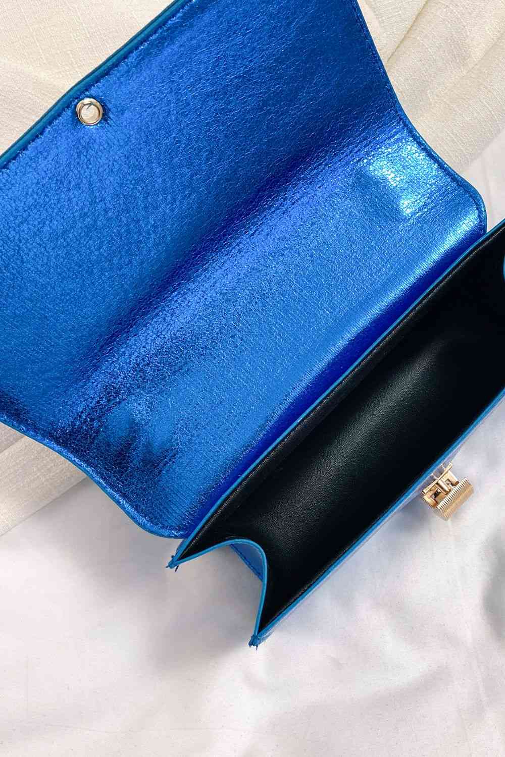 Faux Leather Crossbody Bag
