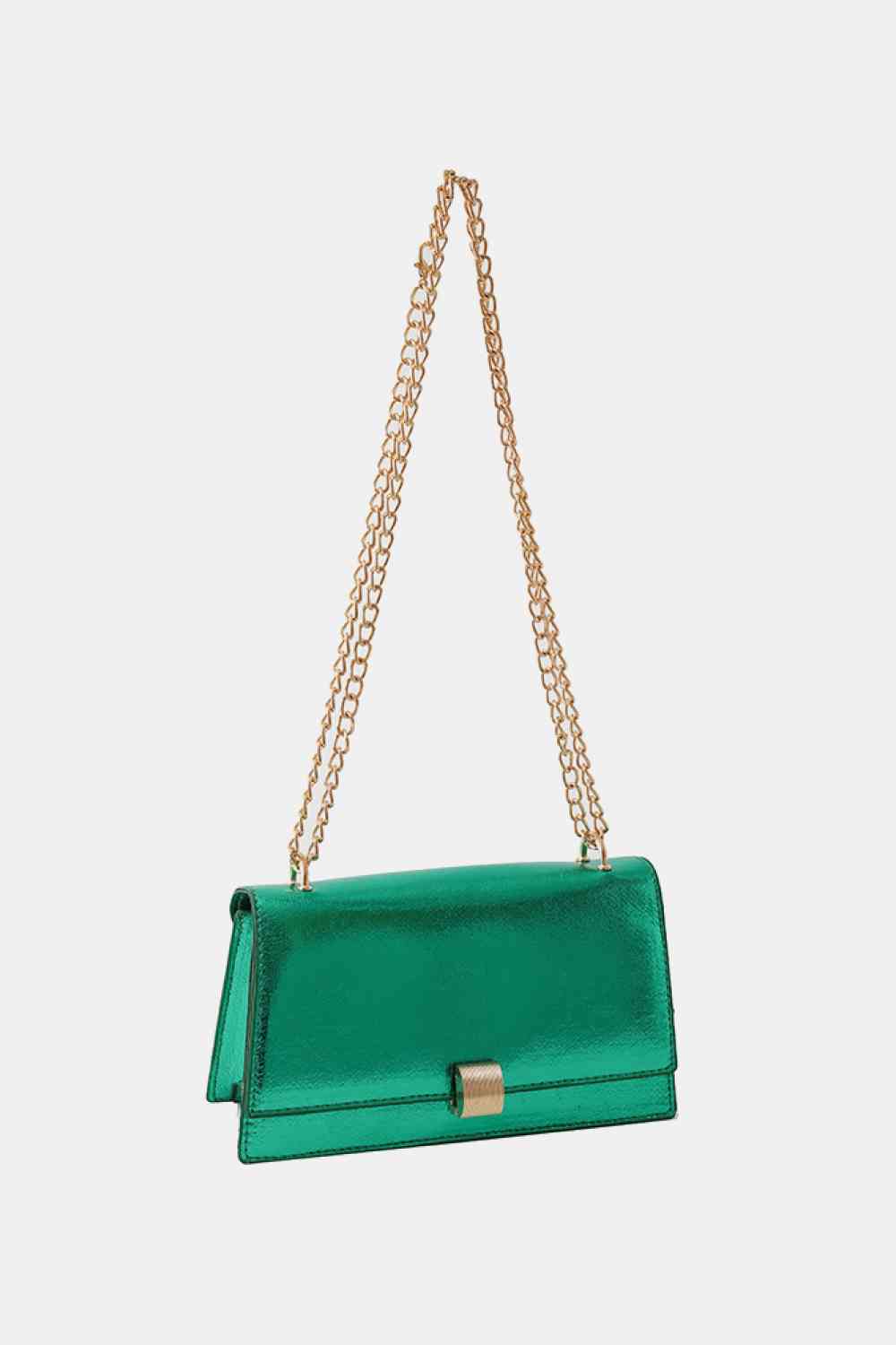Faux Leather Crossbody Bag